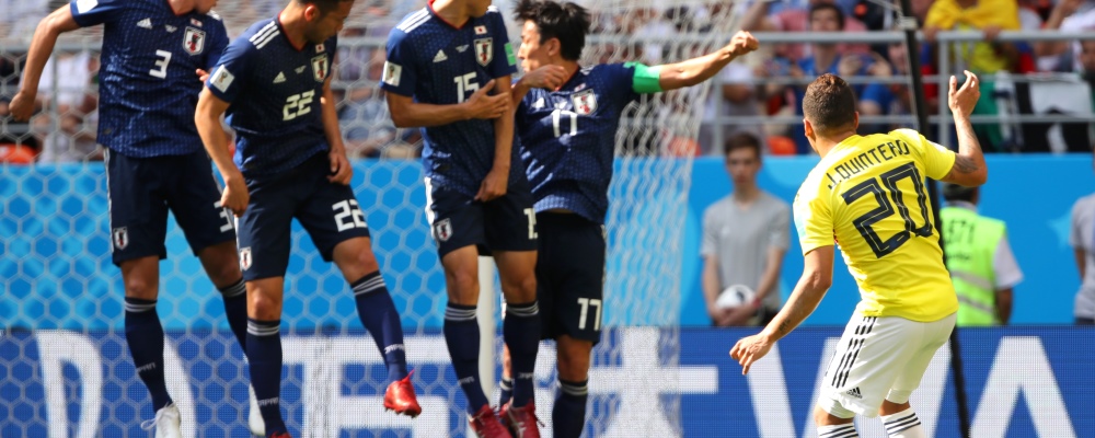 La genial jugada de tiro libre de Juan Quintero que le da el empate a Colombia ante Japón en debut en Rusia 2018